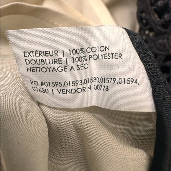 Club Monaco Black Lace Mini Skirt Size 10 Feminine - Picture 6 of 6